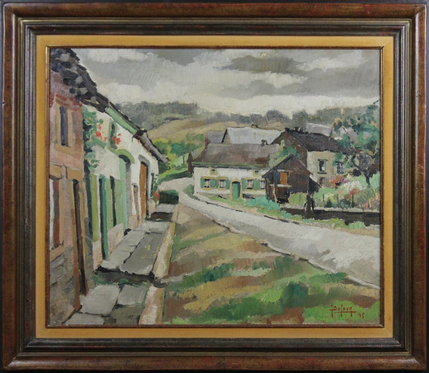 MidCentury Modern Alternatives A Semois village by Jean Dufour, 1945